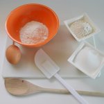sugar, flour, egg, bake
