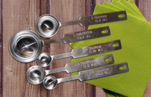 measuring spoon in kitchen