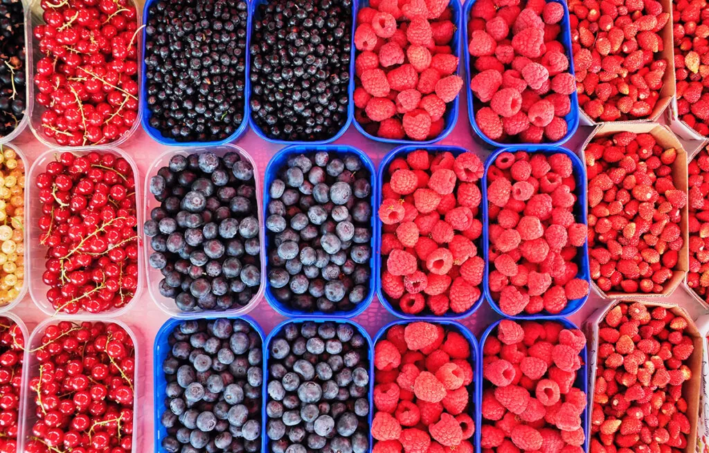 Berries are low in fructose